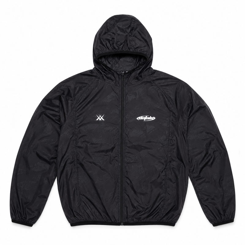 Core Grid Windbreaker *Black*