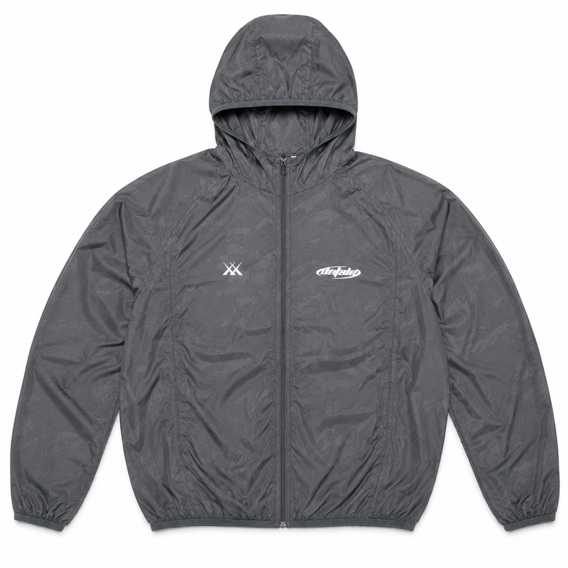 Core Grid Windbreaker *Dark Grey*