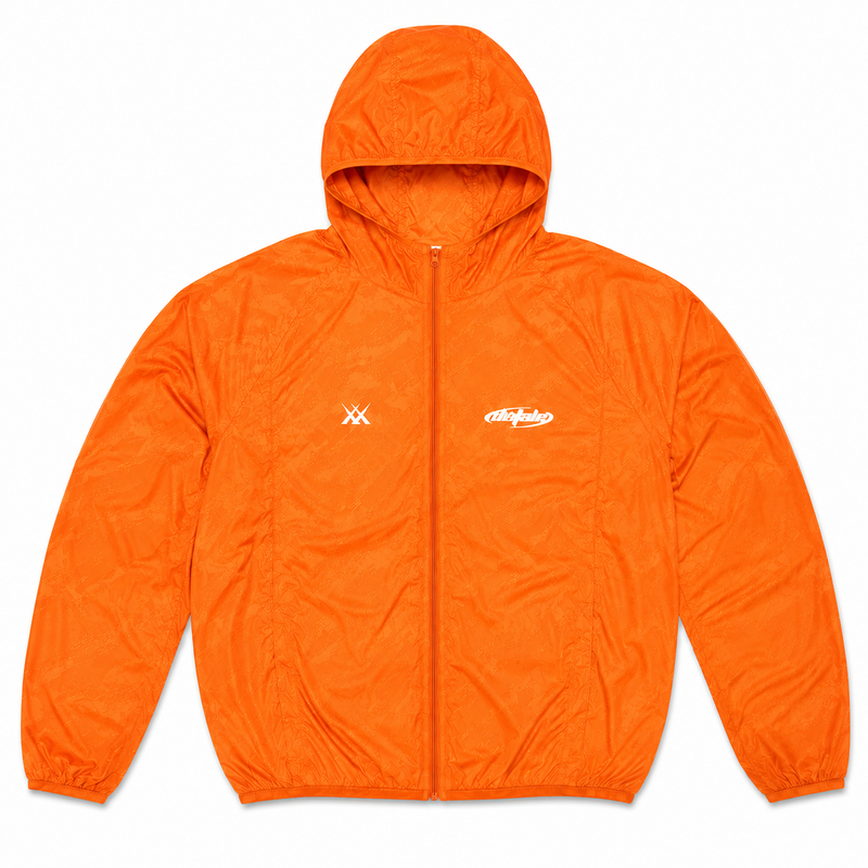 Core Grid Windbreaker *Orange*
